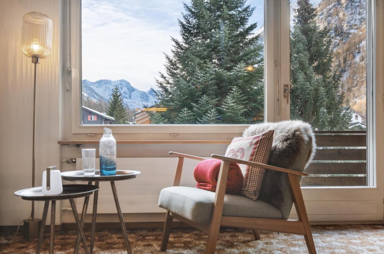 Flat Close To Zermatt - Klein Matterhorn View 란다 외부 사진